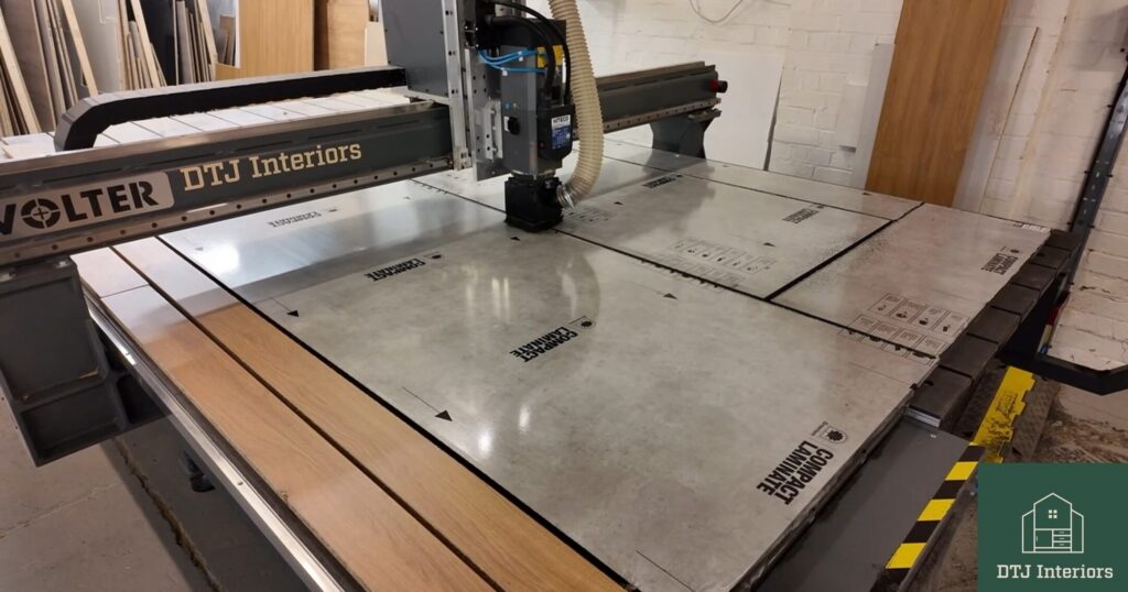 Cutting board in the DTJ Interiors workshop