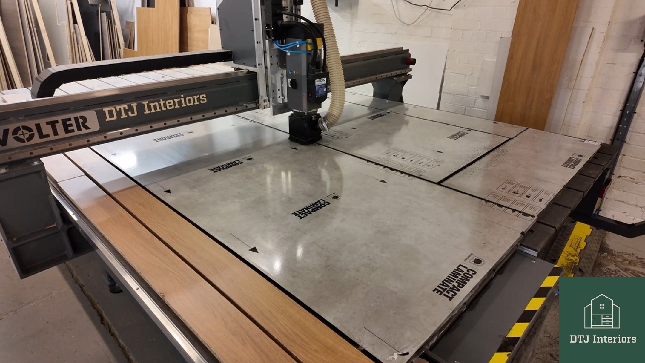 Cutting board in the DTJ Interiors workshop