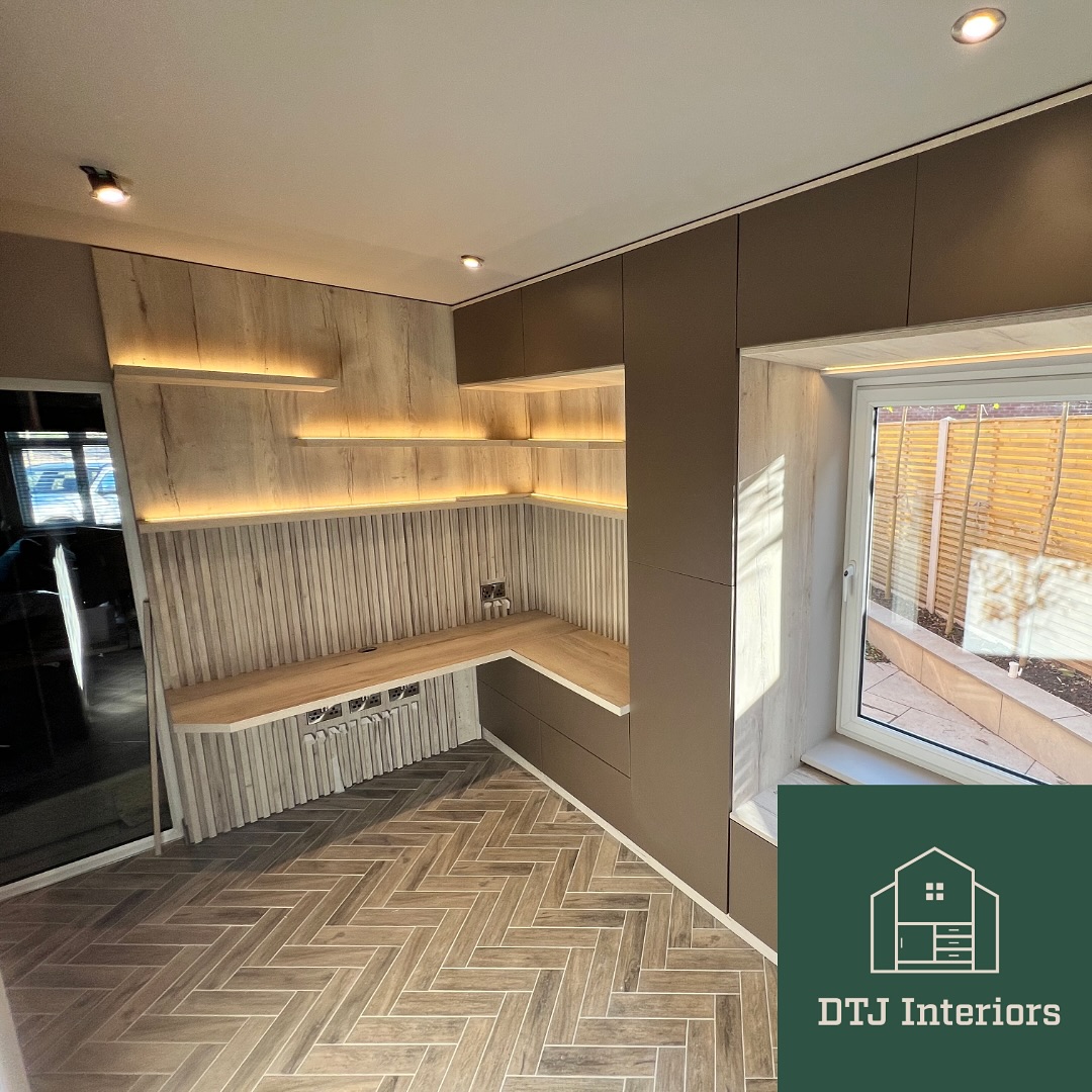Bespoke home office furniture made by DTJ Interiors