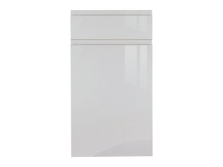 Lacarre door and drawer front in Gloss Light Grey