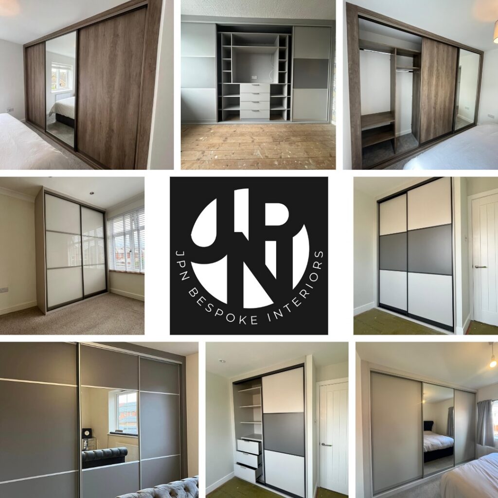 Wardrobes made by JPN Bespoke Interiors from DTJ cut and edged board