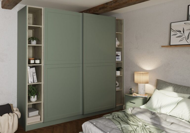 Bella Richmond wardrobes in Sage Green