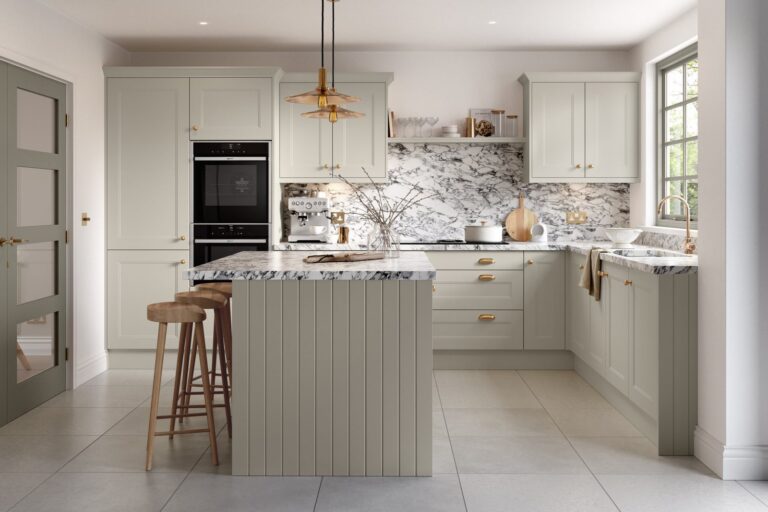 Bella Rowen kitchen in Supermatt Taupe Grey