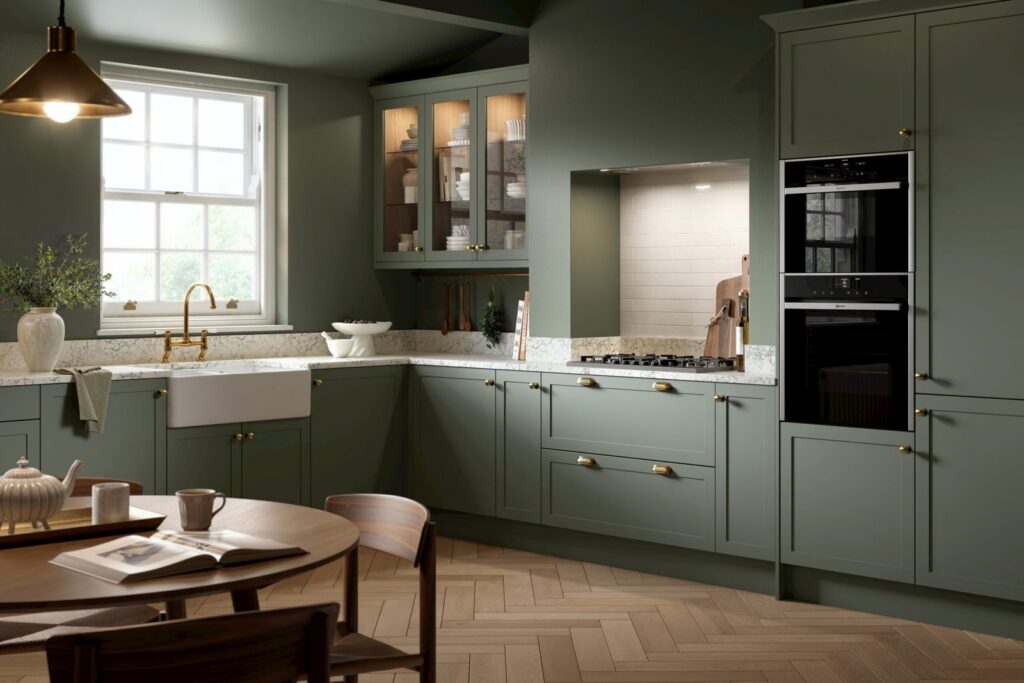 Kitchen sage shaker larder dresser