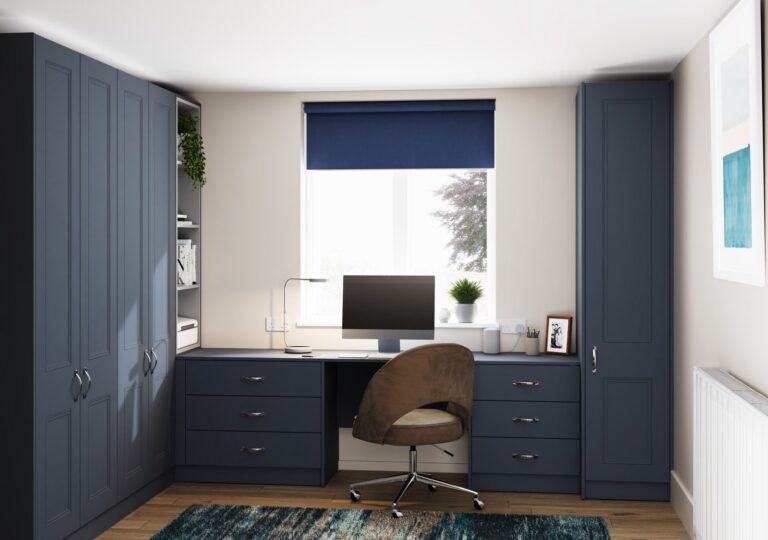 Bella Buxton home office in Matt Colonial Blue